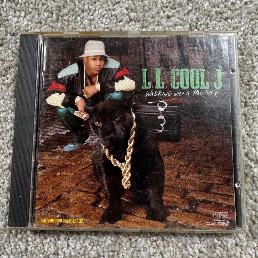 LL Cool J Walking With A Panther CD 1989 Def Jam Columbia CK 45172 Hip Hop Rap